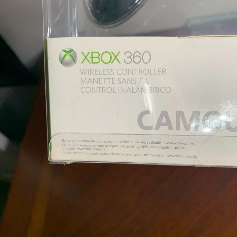 BNIB Special Edition Xbox 360 Camouflage Wireless Controller